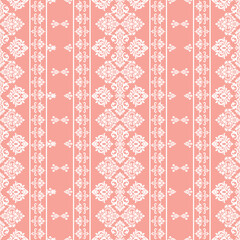 Classic Damask Seamless Pattern - Elegant Vector Design Inspired by Traditional Textile Art