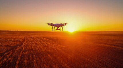 Obraz premium drone aerial photography capturing vast landscape 