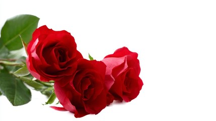 A stunning arrangement of vibrant red roses showcases their beauty and elegance. Perfect for any occasion. A joyful expression of love captured in this floral display. AI