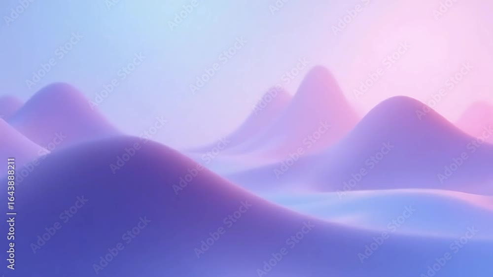 Poster abstract flowing gradient background with soft pastel colors and smooth flowing shapes