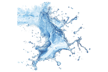 Realistic water Splash Blue. PNG drops, condensation on the window, transparent water drop. Abstract water drops, bubbles on transparent background, digital liquid design, Stock