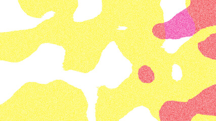 Abstract yellow pink and white shapes image