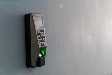 Obraz na płótnie Canvas Modern Keypad Access Control System