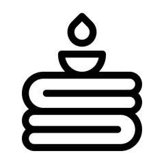 Towel Stack Icon