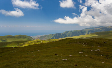 Fototapeta premium Tianshan Mountains in Kyrgyzstan
