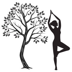 silhouette of a girl