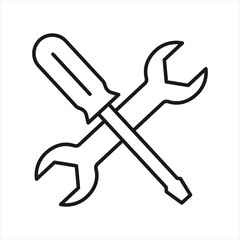 Maintenance Outline Icon