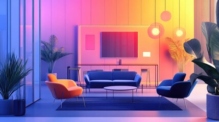 office assembling co-working real estate