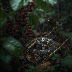 snake in the forest
