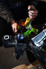 Rear Suspension and Hub Assembly Installation. Building drift car rear suspension with fresh...