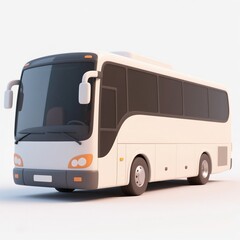 Cartoon Coach 3D Model