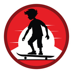 Vector of a man in a red suit holding a forbidden sign, a silhouette of a man holding a warning sign, and a retro icon of a worker