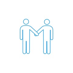 icon of advising friends or people around