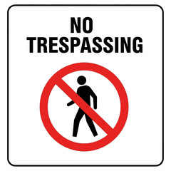 No Trespassing Sign A Clear Prohibition Against Entering Restricted Areas
