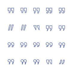 かっこ・カンマ・飾りのアイコンセット
