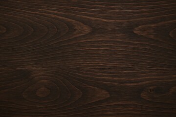 Fototapeta premium Dark rich wood grain texture with visible growth rings and fine lines