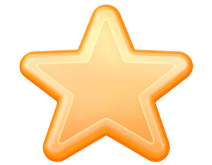 Obraz premium Firefly_3D illustration of a verified email envelope icon - Firefly_Bright orange star icon on a transparent background (2)