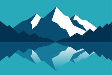 Mountain Lake Reflection