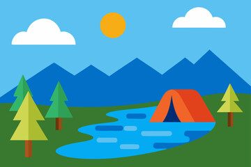 Riverside Campsite