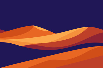 Twilight Desert Dunes