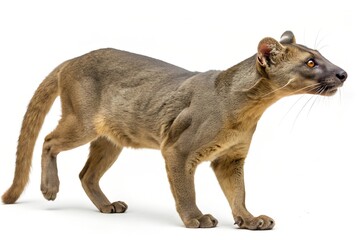 fossa on white background
