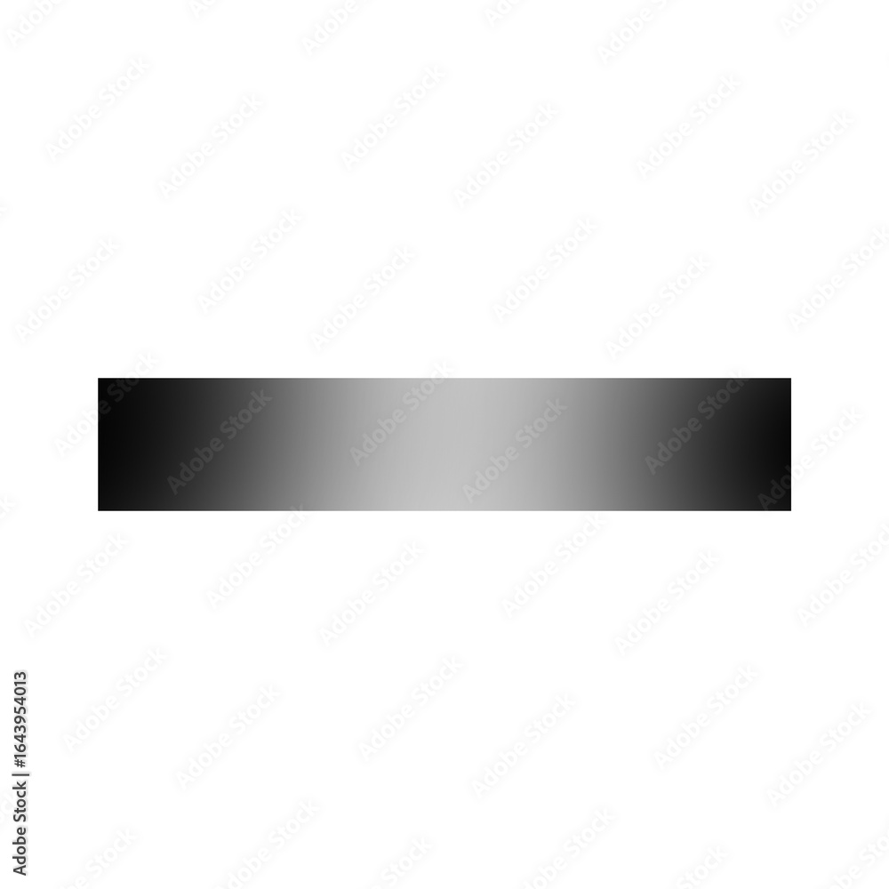 Poster abstract gradient banner on transparent backdrop a sleek horizontal design element for modern presen