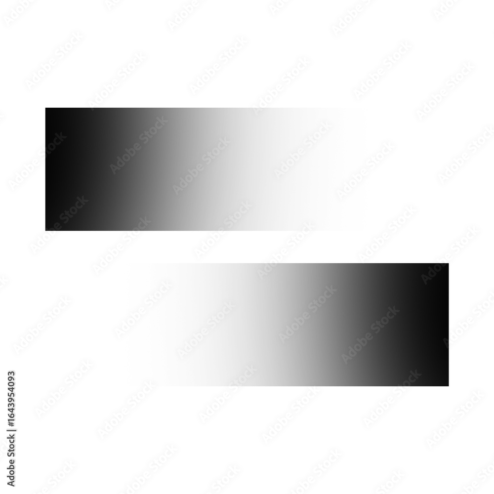 Poster abstract double gradient banners on transparent backdrop a pair of sleek horizontal design elements 