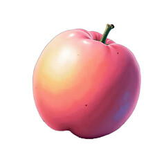 Detailed illustration of a vibrant pink .