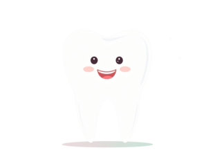 Firefly_3D illustration of a verified email envelope icon - Firefly_Cheerful cartoon tooth character with a smile