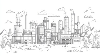 Obraz premium production sliding factory