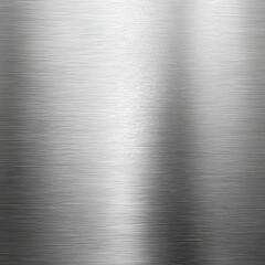 Polished metal surface with subtle, horizontal brushed texture and light reflections, showing a gradient of gray tones