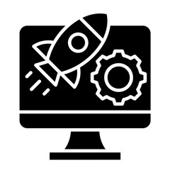Startup Launchpad  Icon Element For Design