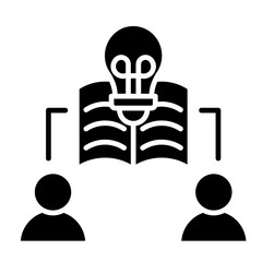 Knowledge Sharing  Icon Element For Design