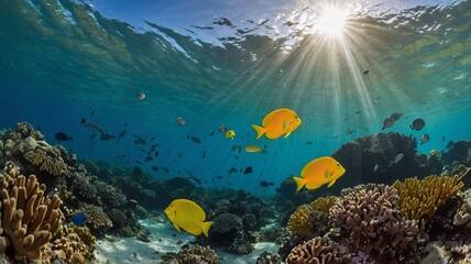 Obraz premium Sea Coral Reef