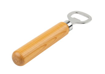 Bottle opener with wooden handle kitchen tool for bar and drink