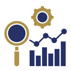 Trend Analysis  Icon Element For Design