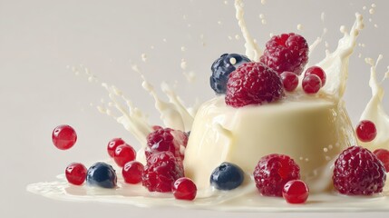 A deconstructed panna cotta 