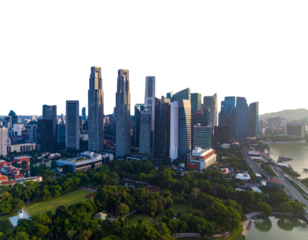 Firefly_Majestic Stone Castle on a Rocky Hill Fantasy Architecture - Firefly_city scape view isolated on transparent background b