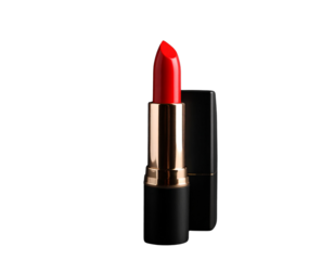 Firefly_3D illustration of a verified email envelope icon - Firefly_Classic red lipstick on a sleek black background (3)