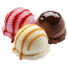 ice cream with chocolate