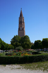 Jodokskirche  in Landshut im Sommer