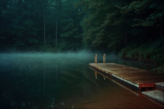 morning in the forest
