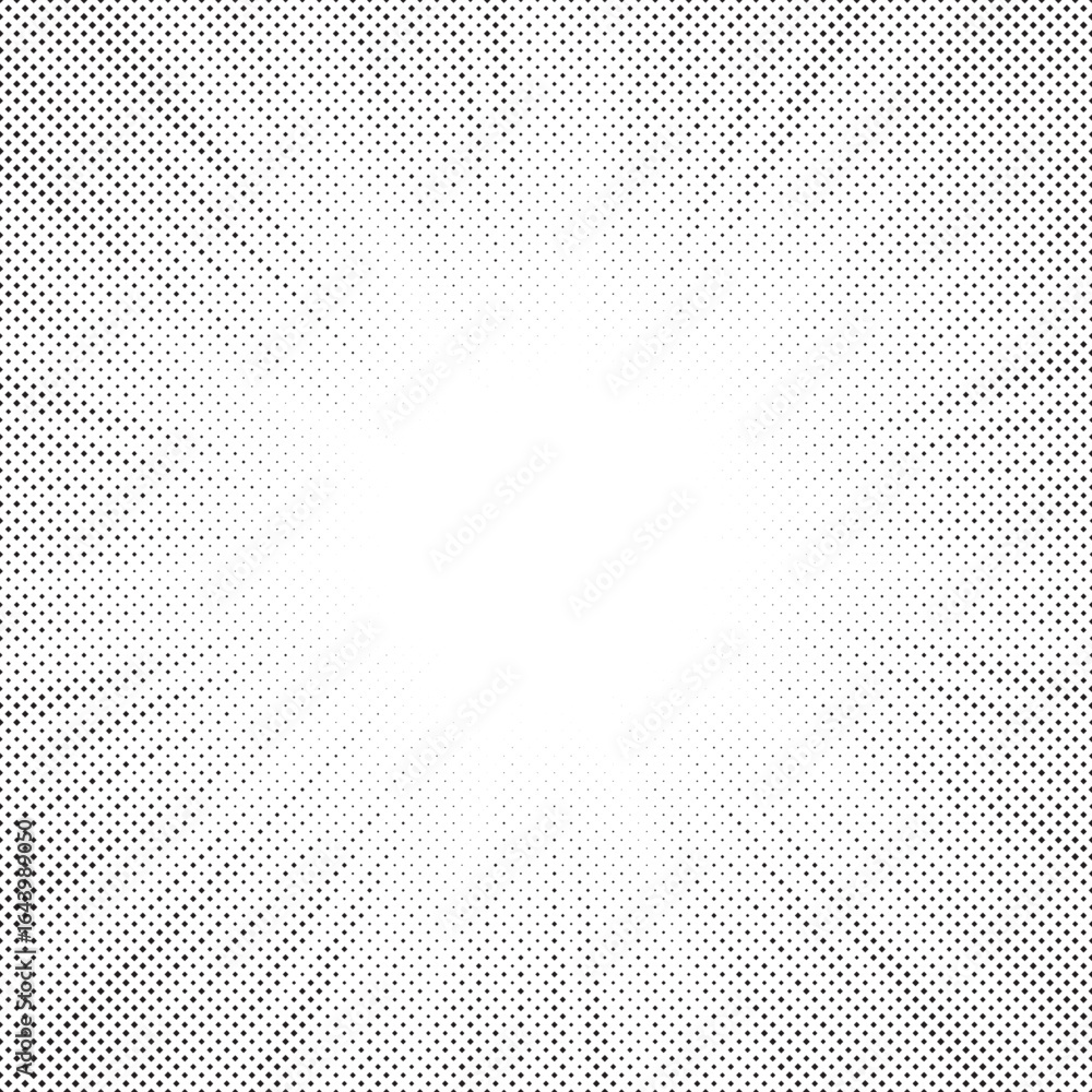 Poster halftone sun rays pattern. abstract halftone vector dots overlay background. monochrome dots pattern