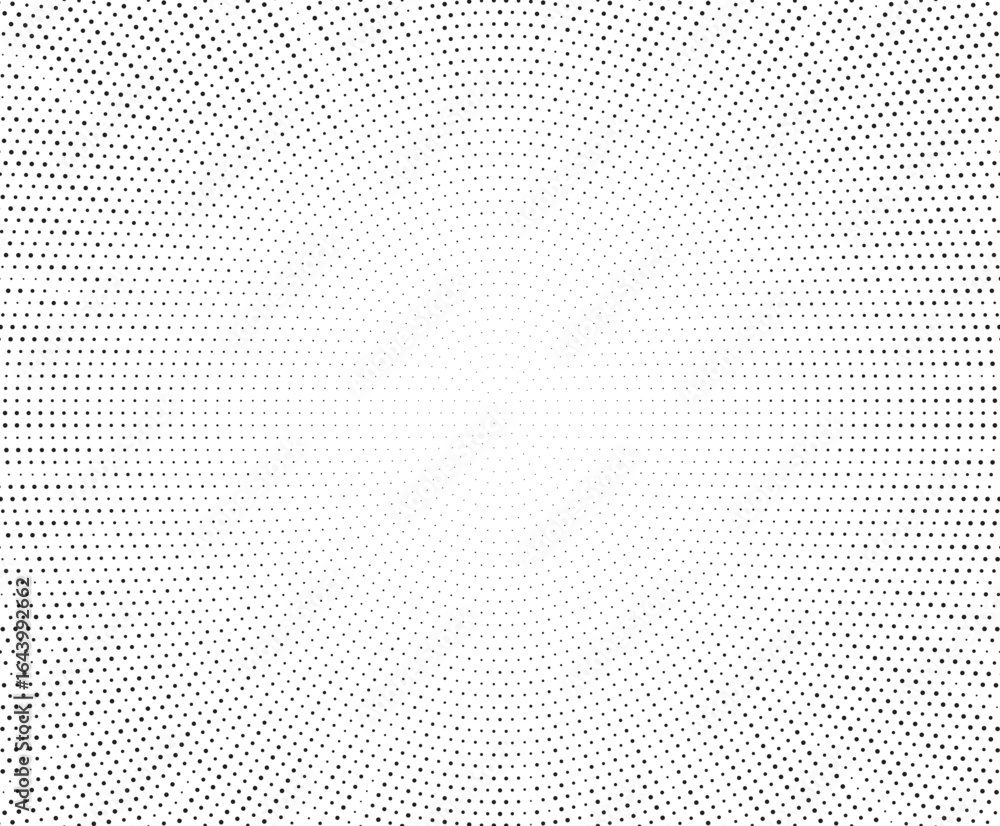Poster abstract halftone sun rays pattern. grunge halftone vector dots background. monochrome dots pattern.