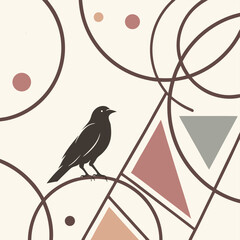 vector illustration of a bird