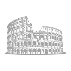 Colosseum Roman Amphitheater Silhouette
