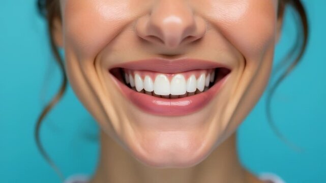A smiling woman holds a toothbrush, perfect for dental hygiene or oral care advertising