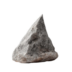 Gray rock, triangular shape