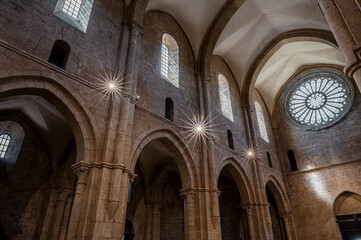 Priverno, Latina, Italy. Cistercian Abbey of Fossanova.