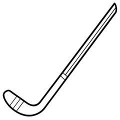 hockey stick play vector art design.